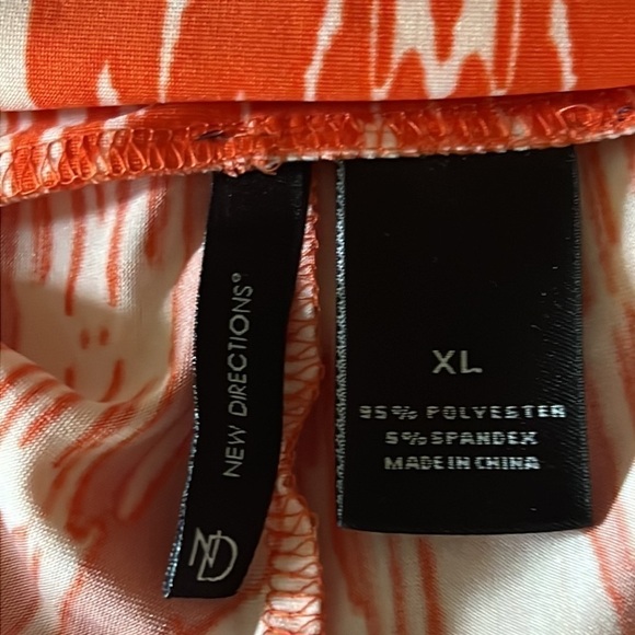 NWT new directions Palazzo wide leg boho Pull on Pants Size XL - Picture 5 of 9